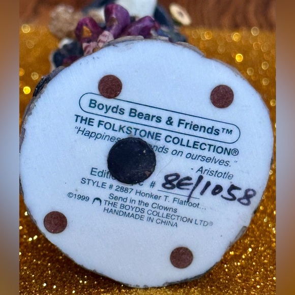 Hooker T. Flatfoot Boyd’s Bears & Friends Folkstone Collection. Send in the 🤡 - Picture 6 of 6